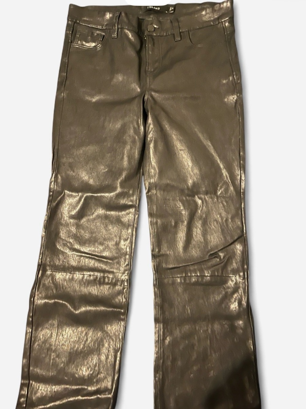 J Brand Women'Black Lamb Leather Pants